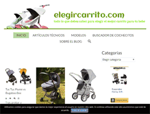 Tablet Screenshot of elegircarrito.com